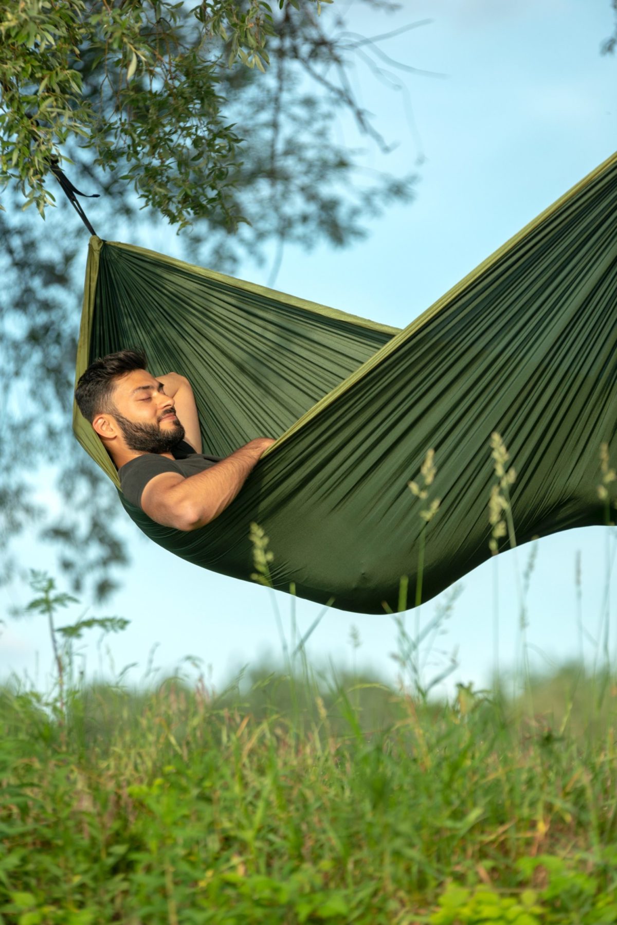 Single-Reisehängematte inkl. Befestigung