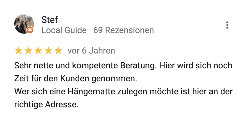 Die Hängematte Rezensionen #3