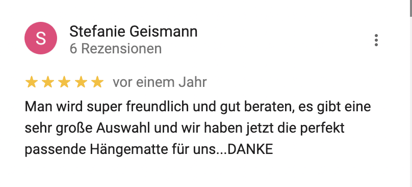 Die Hängematte Rezensionen #9